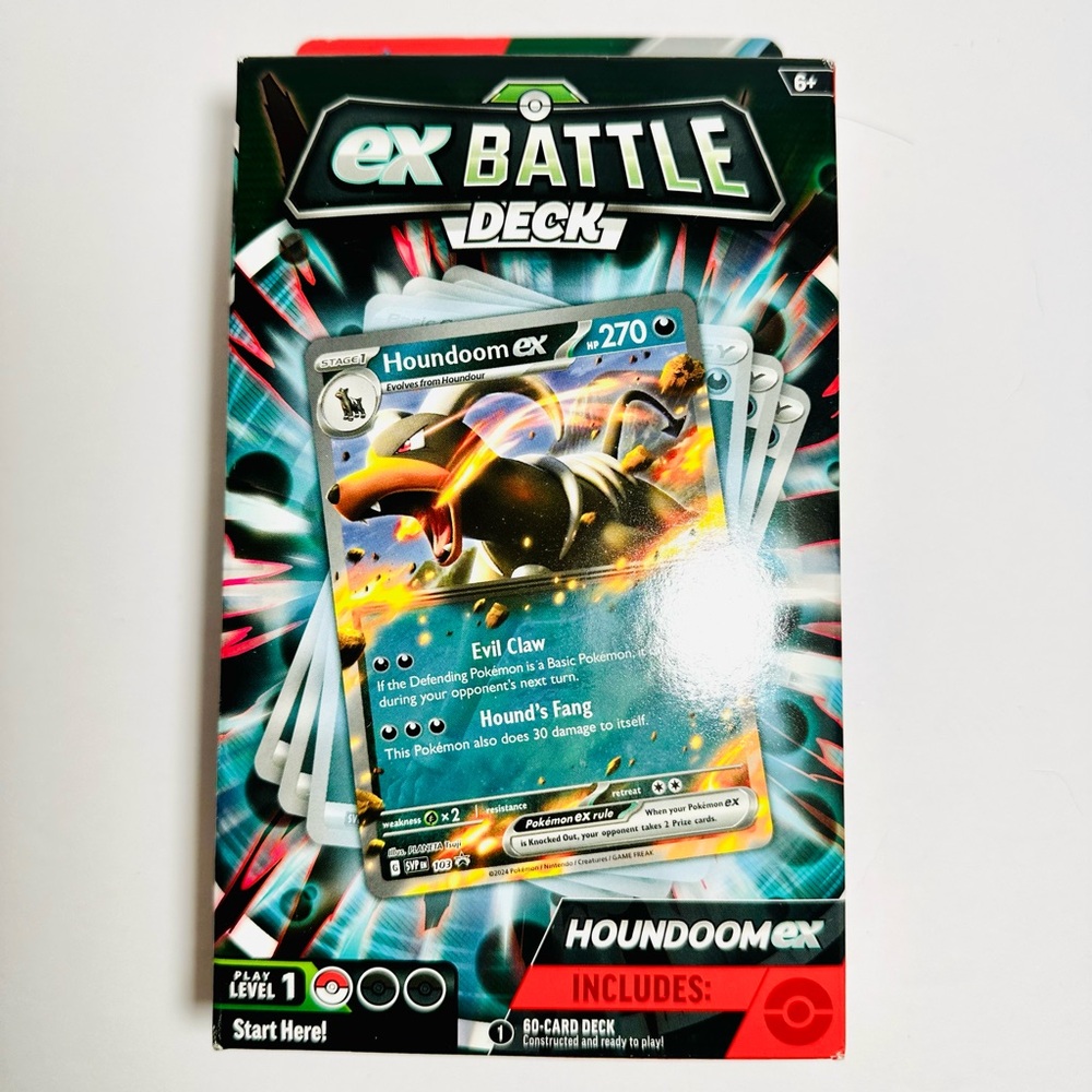 Pokemon Houndoom EX Battle Deck - Black, Blue, Red
